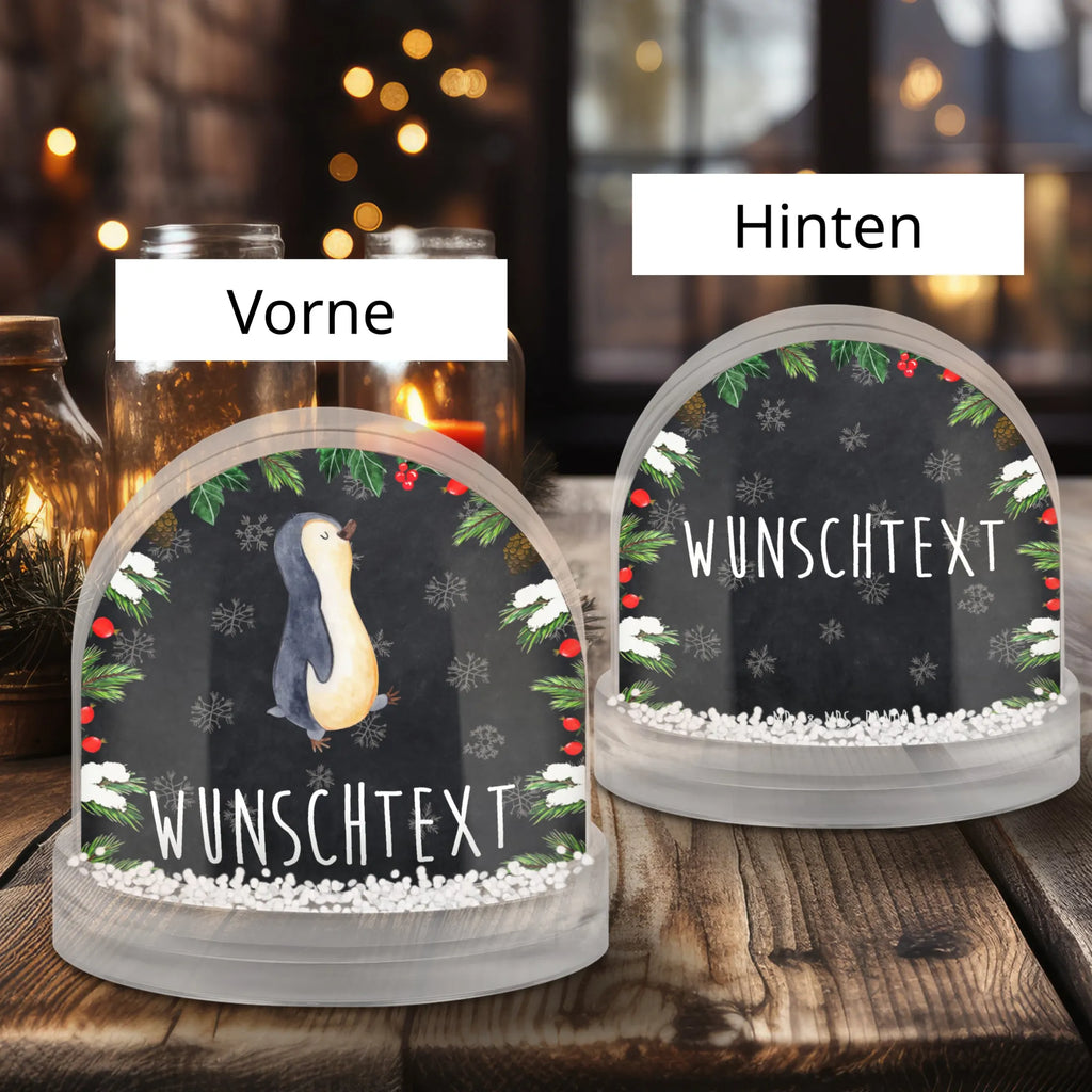 Personalisierte Schneekugel Pinguin marschieren Personalisierte Schneekugel, Personalisierte Schüttelkugel, Personalisierte  Wunderkugel, Pinguin, Pinguine, Frühaufsteher, Langschläfer, Bruder, Schwester, Familie