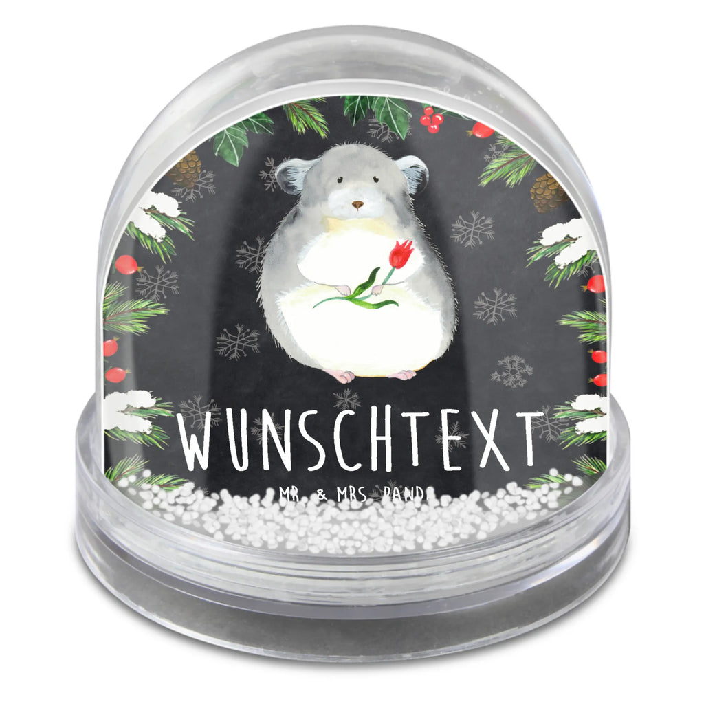 Personalisierte Schneekugel Chinchilla Blume Personalisierte Schneekugel, Personalisierte Schüttelkugel, Personalisierte  Wunderkugel, Tiermotive, Gute Laune, lustige Sprüche, Tiere, Chinchilla, Chinchillas, Liebeskummer, Kummer, Depressionen, traurig sein, Chaos, Glücklichsein, Büro, Büroalltag