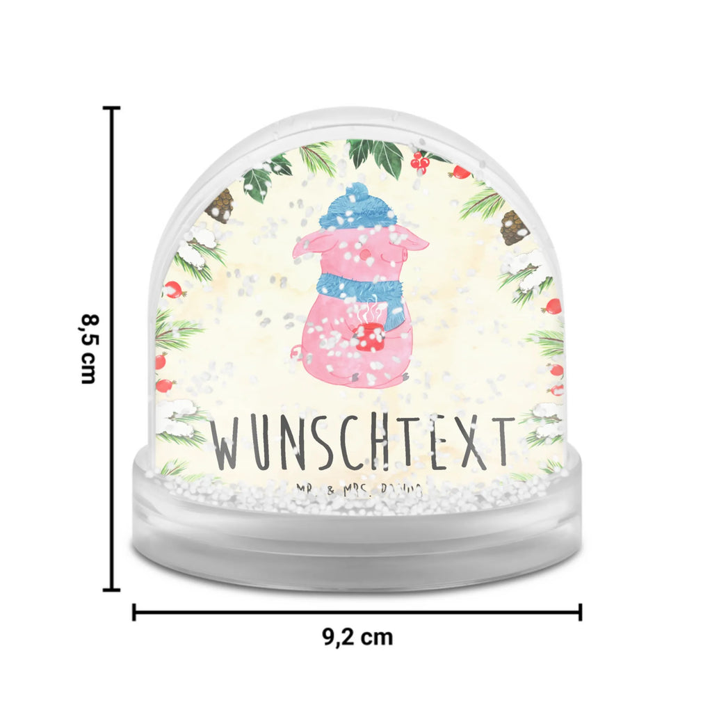 Personalisierte Schneekugel Schwein Glühwein Personalisierte Schneekugel, Personalisierte Schüttelkugel, Personalisierte  Wunderkugel, Winter, Weihnachten, Weihnachtsdeko, Nikolaus, Advent, Heiligabend, Wintermotiv, Glühschwein, Glühwein, Weihnachtsmarkt, Punsch