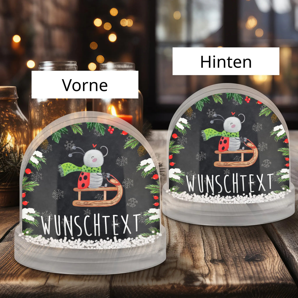 Personalisierte Schneekugel Smörle Rodeln Personalisierte Schneekugel, Personalisierte Schüttelkugel, Personalisierte  Wunderkugel, Winter, Weihnachten, Weihnachtsdeko, Nikolaus, Advent, Heiligabend, Wintermotiv, Schlittenfahren, Smörle, Marzipan