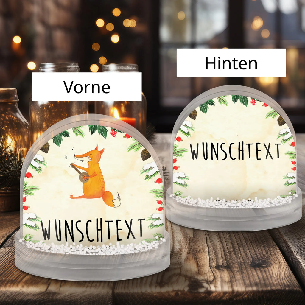 Personalisierte Schneekugel Fuchs Gitarre Personalisierte Schneekugel, Personalisierte Schüttelkugel, Personalisierte  Wunderkugel, Fuchs, Füchse, Geschenk Musiker, Musik Spruch, Musikerin, Sänger, Sängerin, Gitarre