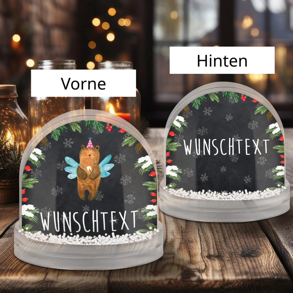 Personalisierte Schneekugel Bär Zahnfee Personalisierte Schneekugel, Personalisierte Schüttelkugel, Personalisierte  Wunderkugel, Bär, Teddy, Teddybär, Zahnfee, Fee, Milchzahn, Erster Zahn