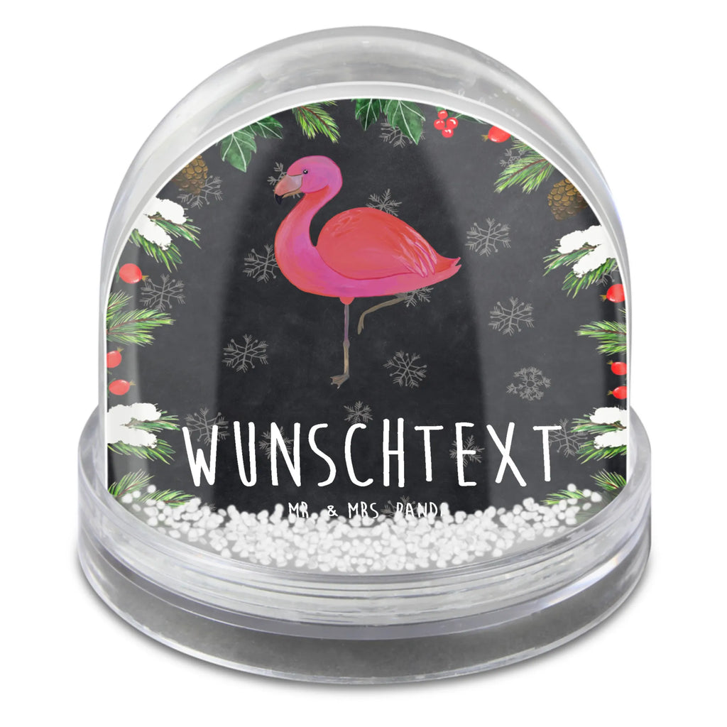 Personalisierte Schneekugel Flamingo Classic Personalisierte Schneekugel, Personalisierte Schüttelkugel, Personalisierte  Wunderkugel, Flamingo, Einzigartig, Selbstliebe, Stolz, ich, für mich, Spruch, Freundin, Freundinnen, Außenseiter, Sohn, Tochter, Geschwister