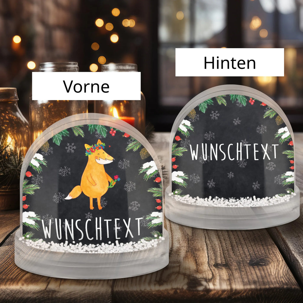 Personalisierte Schneekugel Fuchs Blumen Personalisierte Schneekugel, Personalisierte Schüttelkugel, Personalisierte  Wunderkugel, Fuchs, Füchse, Fox, Liebe, Freundin, Fuchsmädchen, Blumenmädchen, Freundinnen, Liebesbeweis, Blume, Blumen, Motivation, Freude, ich, mich, Selbstliebe