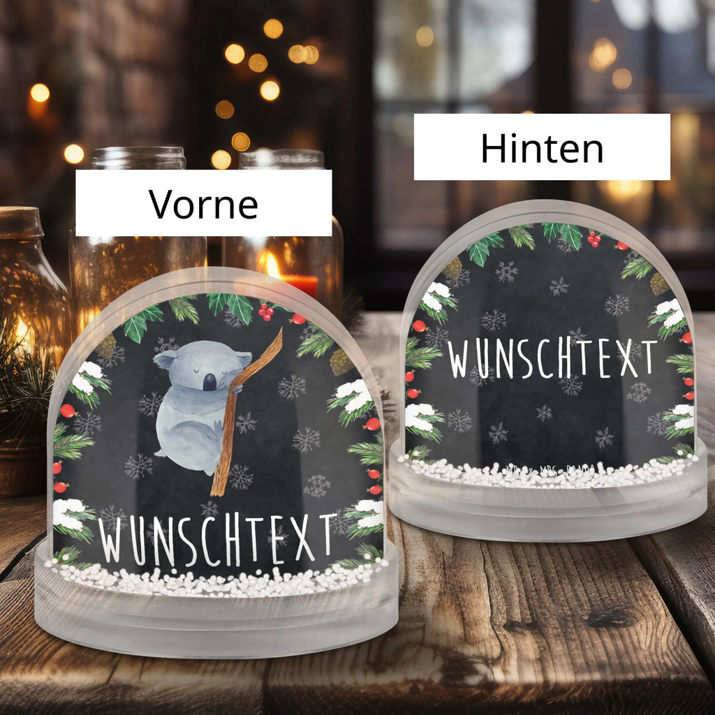 Personalisierte Schneekugel Koalabär Personalisierte Schneekugel, Personalisierte Schüttelkugel, Personalisierte  Wunderkugel, Tiermotive, Gute Laune, lustige Sprüche, Tiere, Koala, träumen, Traum, schlafen, Schlafzimmer, Traumland, Bär, Koalabär