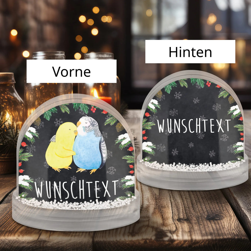 Personalisierte Schneekugel Wellensittich Liebe Personalisierte Schneekugel, Personalisierte Schüttelkugel, Personalisierte  Wunderkugel, Liebe, Partner, Freund, Freundin, Ehemann, Ehefrau, Heiraten, Verlobung, Heiratsantrag, Liebesgeschenk, Jahrestag, Hocheitstag, Vögel, Wellensittich, Nähe, Kuscheln, Vertrauen