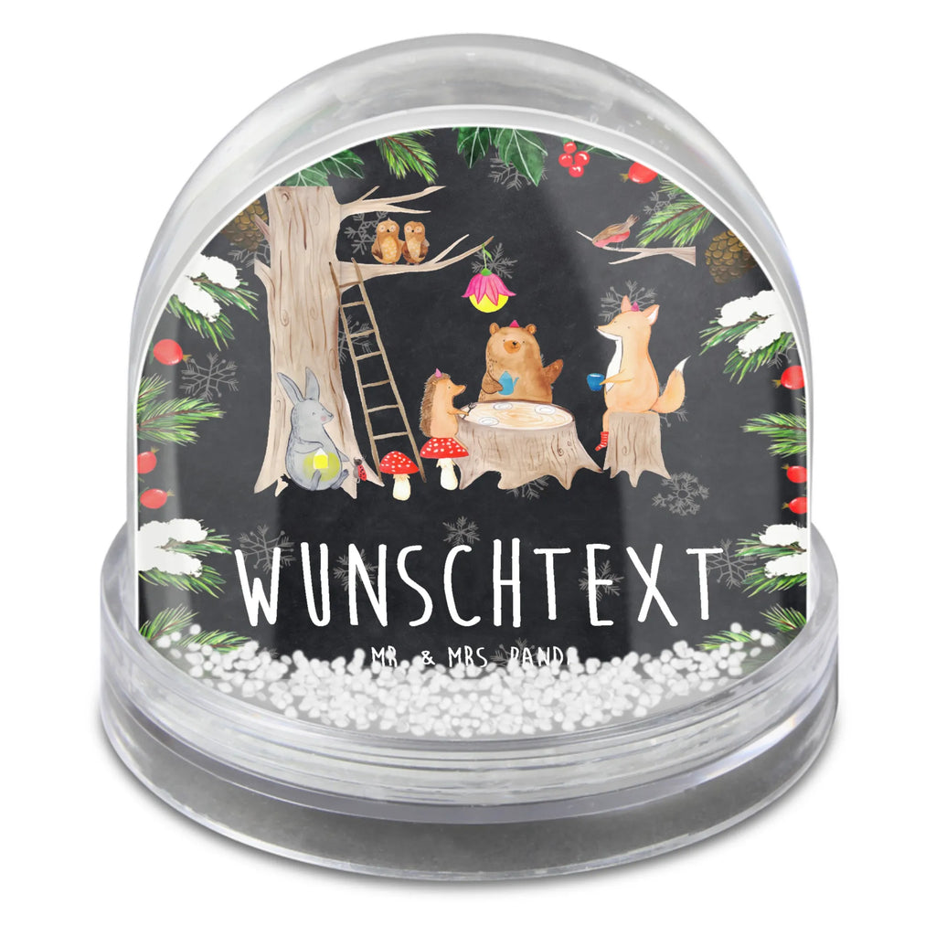 Personalisierte Schneekugel Waldtiere Picknick Personalisierte Schneekugel, Personalisierte Schüttelkugel, Personalisierte  Wunderkugel, Tiermotive, Gute Laune, lustige Sprüche, Tiere, Waldtiere, Picknick, Wald, Fuchs, Hase, Igel, Maus, Eichhörnchen