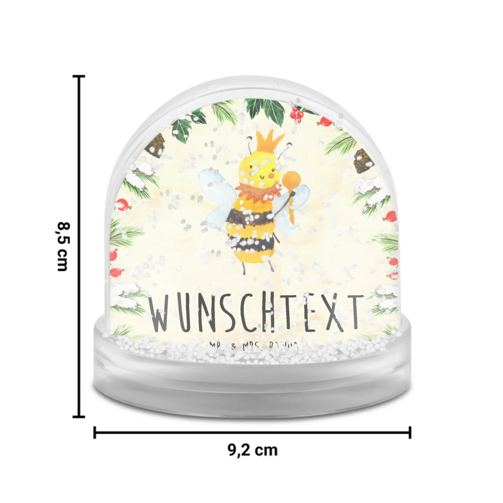 Personalisierte Schneekugel Biene König Personalisierte Schneekugel, Personalisierte Schüttelkugel, Personalisierte  Wunderkugel, Biene, Wespe, Hummel