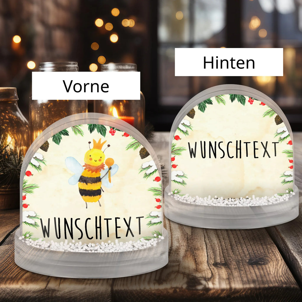 Personalisierte Schneekugel Biene König Personalisierte Schneekugel, Personalisierte Schüttelkugel, Personalisierte  Wunderkugel, Biene, Wespe, Hummel