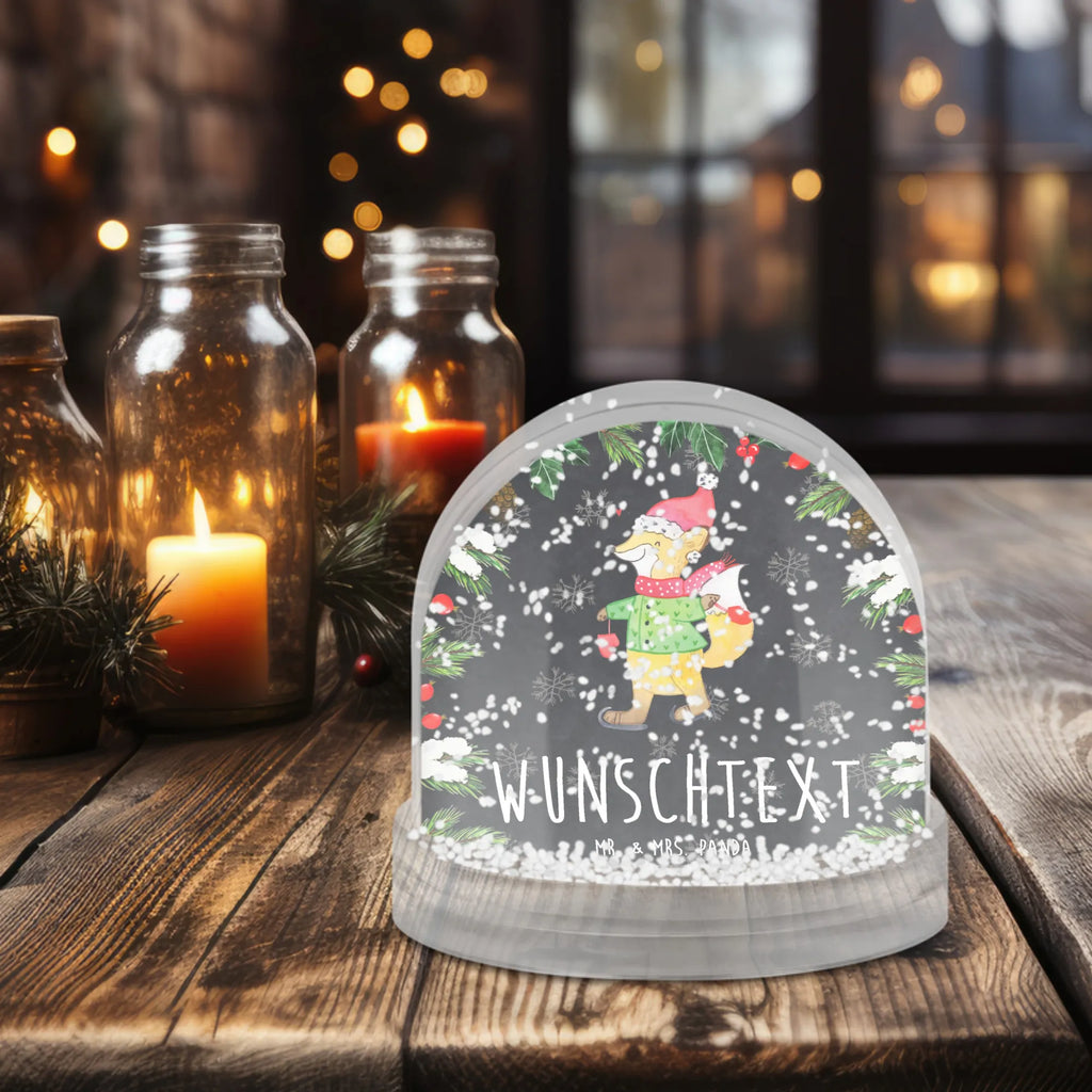 Personalisierte Schneekugel Fuchs  Schlittschuhe Personalisierte Schneekugel, Personalisierte Schüttelkugel, Personalisierte  Wunderkugel, Winter, Weihnachten, Weihnachtsdeko, Nikolaus, Advent, Heiligabend, Wintermotiv, Weihnachtsmann, Weihnachtstage, Weihnachtsbaum, Tannenbaum, Weihnachtszeit