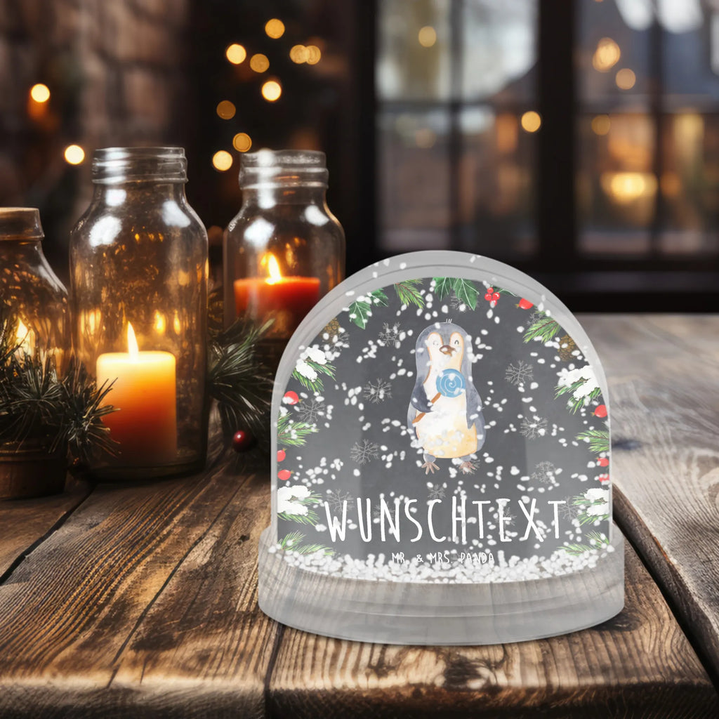 Personalisierte Schneekugel Pinguin Lolli Personalisierte Schneekugel, Personalisierte Schüttelkugel, Personalisierte  Wunderkugel, Pinguin, Pinguine, Lolli, Süßigkeiten, Blödsinn, Spruch, Rebell, Gauner, Ganove, Rabauke