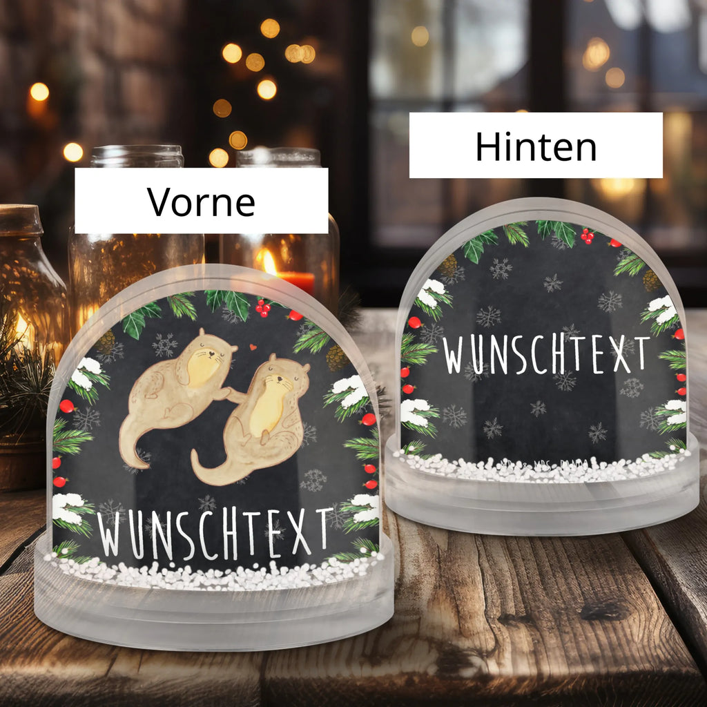 Personalisierte Schneekugel Otter Hände halten Personalisierte Schneekugel, Personalisierte Schüttelkugel, Personalisierte  Wunderkugel, Otter, Fischotter, Seeotter, Otter Seeotter See Otter