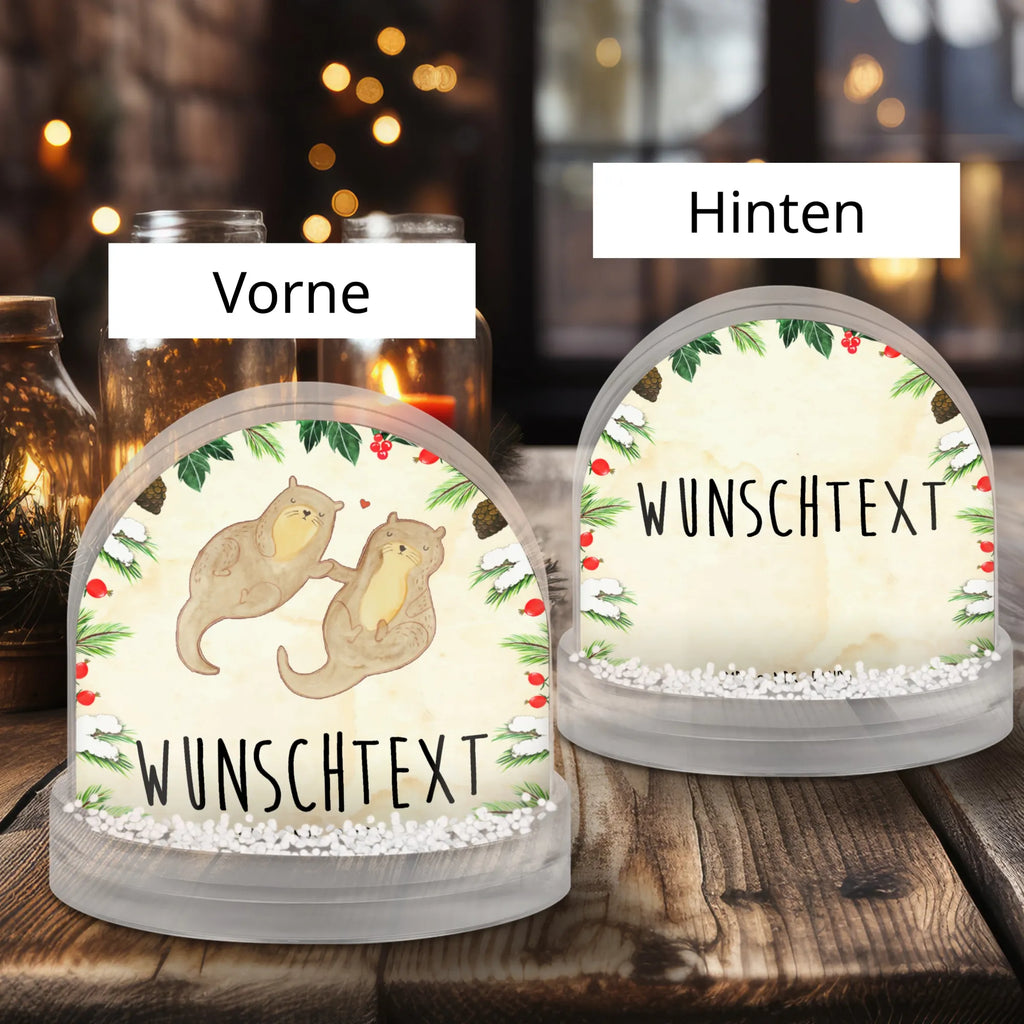 Personalisierte Schneekugel Otter Hände halten Personalisierte Schneekugel, Personalisierte Schüttelkugel, Personalisierte  Wunderkugel, Otter, Fischotter, Seeotter, Otter Seeotter See Otter