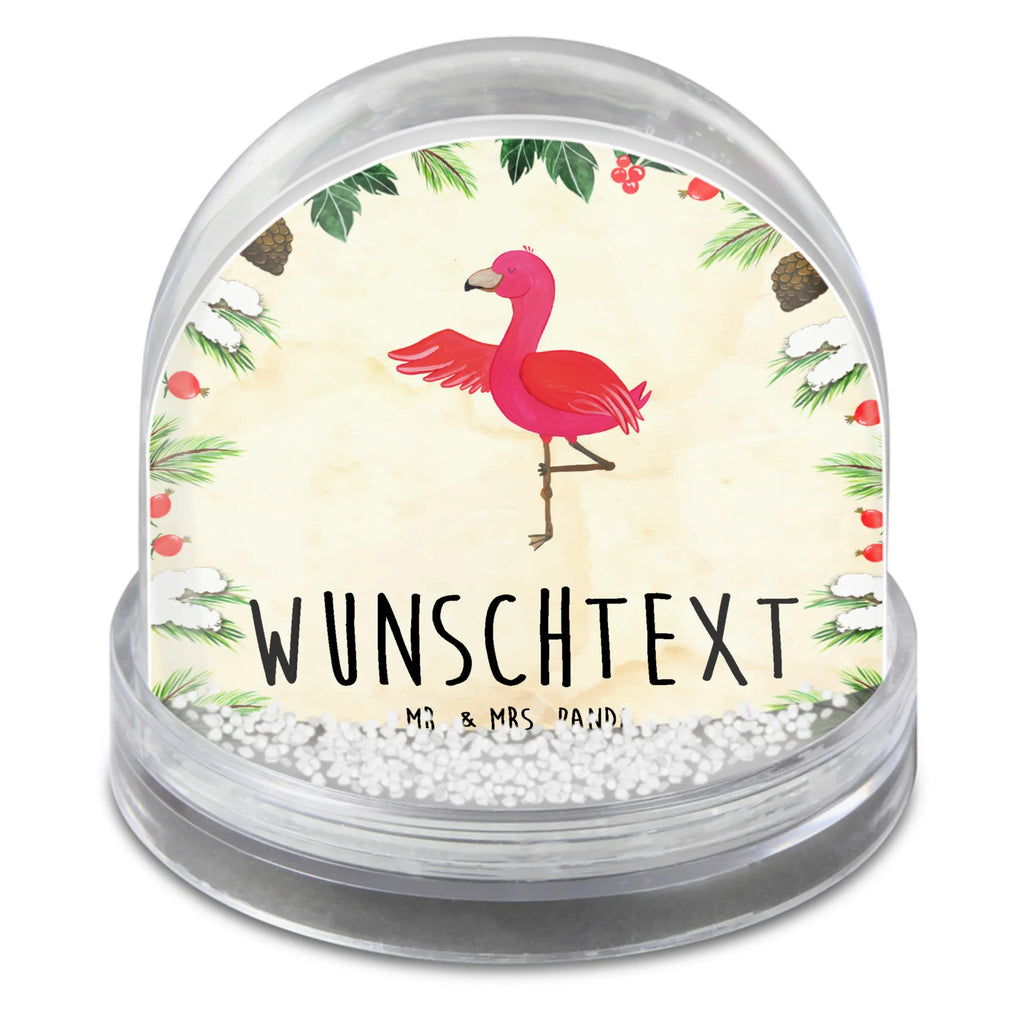 Personalisierte Schneekugel Flamingo Yoga Personalisierte Schneekugel, Personalisierte Schüttelkugel, Personalisierte  Wunderkugel, Flamingo, Vogel, Yoga, Namaste, Achtsamkeit, Yoga-Übung, Entspannung, Ärger, Aufregen, Tiefenentspannung