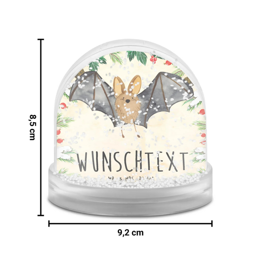 Personalisierte Schneekugel Fledermaus Flügel Personalisierte Schneekugel, Personalisierte Schüttelkugel, Personalisierte  Wunderkugel, Tiermotive, Gute Laune, lustige Sprüche, Tiere