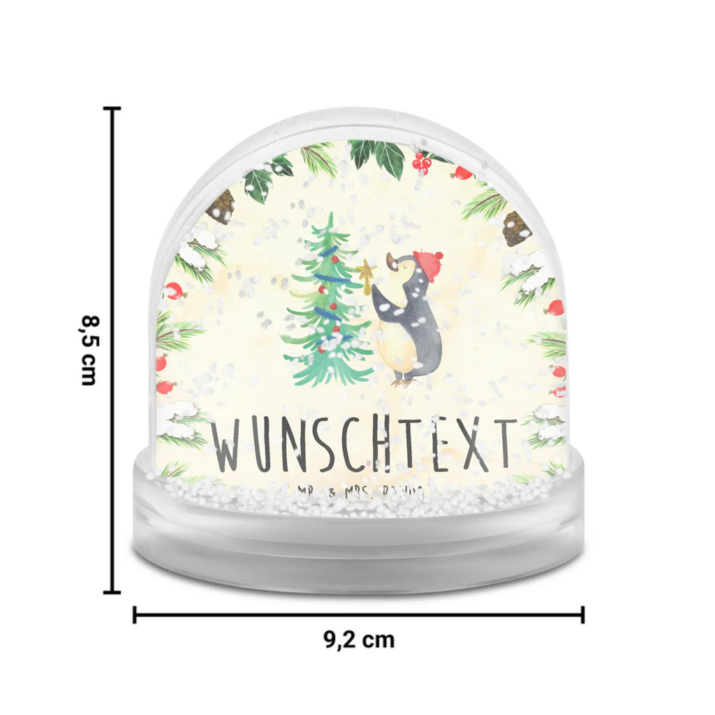 Personalisierte Schneekugel Pinguin Weihnachtsbaum Personalisierte Schneekugel, Personalisierte Schüttelkugel, Personalisierte  Wunderkugel, Winter, Weihnachten, Weihnachtsdeko, Nikolaus, Advent, Heiligabend, Wintermotiv, Pinguin