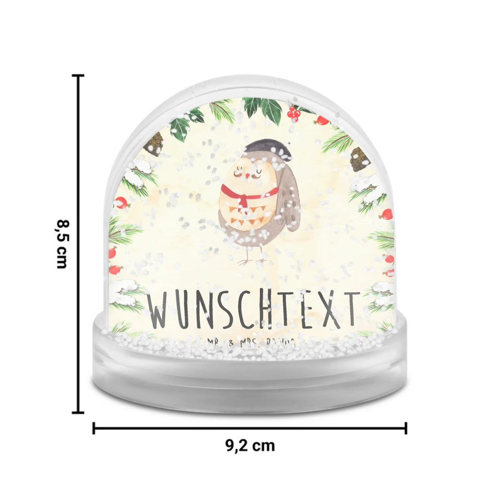 Personalisierte Schneekugel Eule Frankreich Personalisierte Schneekugel, Personalisierte Schüttelkugel, Personalisierte  Wunderkugel, Eule, Eulen, Eule Deko, Owl, hibou, La vie est belle, das Leben ist schön, Spruch schön, Spruch Französisch, Frankreich