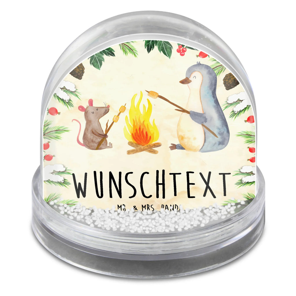 Personalisierte Schneekugel Pinguin Lagerfeuer Personalisierte Schneekugel, Personalisierte Schüttelkugel, Personalisierte  Wunderkugel, Pinguin, Maus, Pinguine, Lagerfeuer, Leben, Arbeit, Job, Motivation, Büro, Büroalltag, Lebensspruch, Lebensmotivation, Neustart, Liebe, grillen, Feuer, Marshmallows