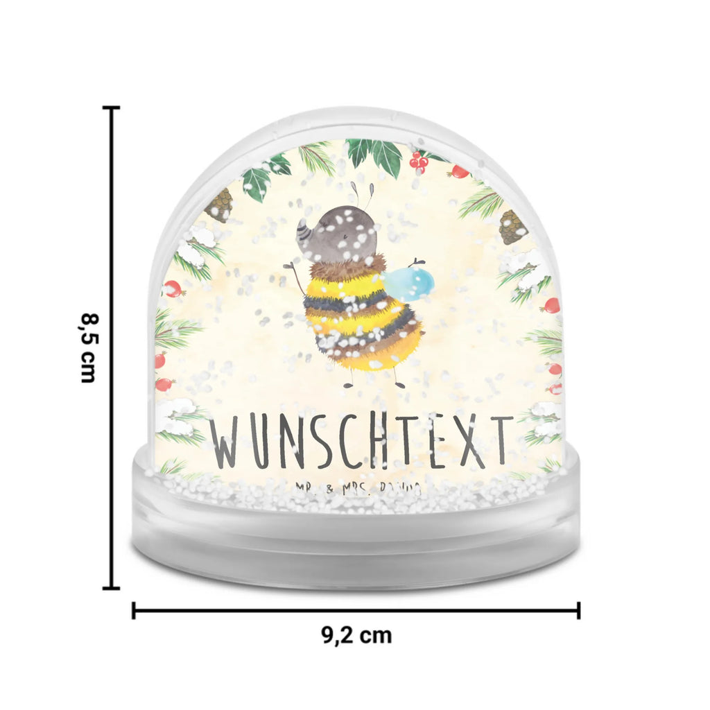 Personalisierte Schneekugel Hummel flauschig Personalisierte Schneekugel, Personalisierte Schüttelkugel, Personalisierte  Wunderkugel, Tiermotive, Gute Laune, lustige Sprüche, Tiere, Hummel, Flauschig, Biene, Blume, Natur