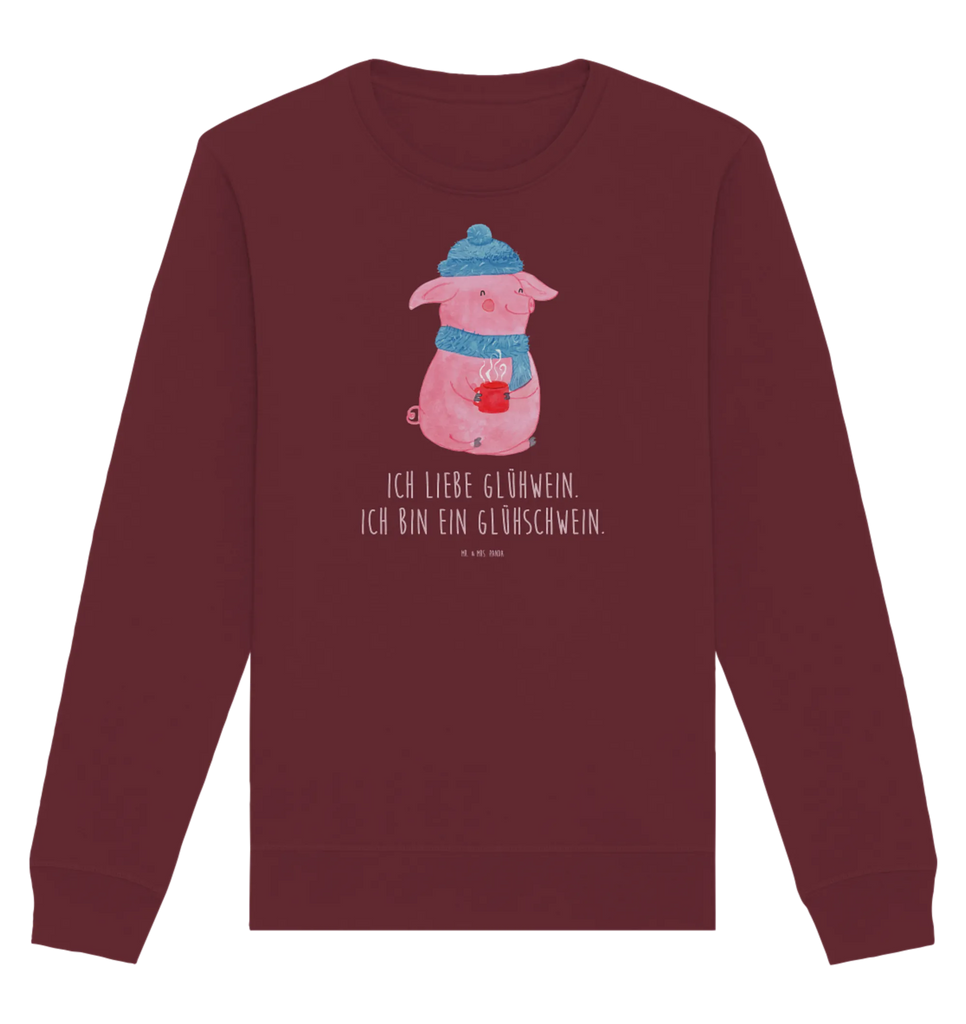 Organic Pullover Schwein Glühwein Pullover, Pullover Männer, Pullover Frauen, Sweatshirt, Sweatshirt Männer, Sweatshirt Frauen, Unisex, Winter, Weihnachten, Weihnachtsdeko, Nikolaus, Advent, Heiligabend, Wintermotiv, Glühschwein, Glühwein, Weihnachtsmarkt, Punsch