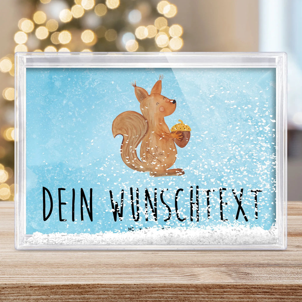 Personalisierter Schüttelrahmen Eichhörnchen Weihnachten Winter, Weihnachten, Weihnachtsdeko, Nikolaus, Advent, Heiligabend, Wintermotiv, Frohe Weihnachten, Frohes neues Jahr, Guten Rutsch, Weihnachtsmotiv, Weihnachtsgruß, Neujahr, Vogel