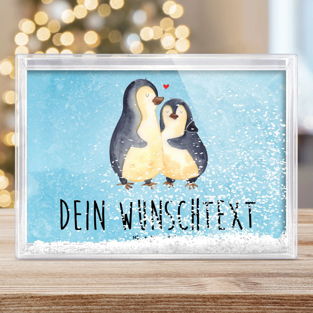 Personalisierter Schüttelrahmen Pinguin umarmen Pinguin, Liebe, Liebespaar, Liebesbeweis, Liebesgeschenk, Verlobung, Jahrestag, Hochzeitstag, Hochzeit, Hochzeitsgeschenk