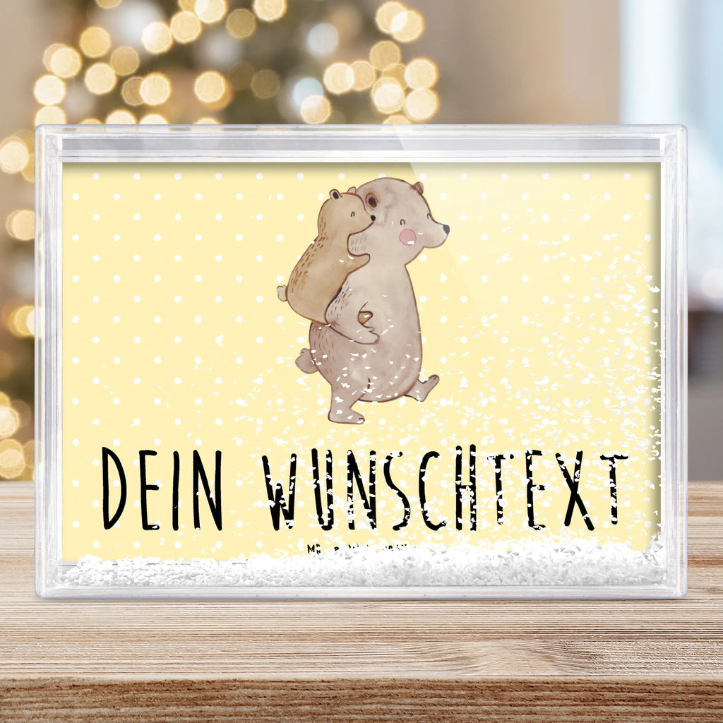 Personalisierter Schüttelrahmen Papa Bär Familie, Vatertag, Muttertag, Bruder, Schwester, Mama, Papa, Oma, Opa, Geschenk, Vater, Papi, Vati, Onkel, Geburtstag