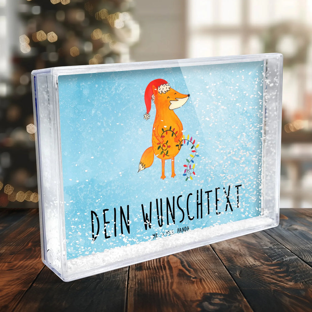 Personalisierter Schüttelrahmen Fuchs Weihnachten Winter, Weihnachten, Weihnachtsdeko, Nikolaus, Advent, Heiligabend, Wintermotiv, Fuchs, Füchse, Spruch schön, Geschenk Weihnachten, Weihnachtsmann, Weihnachtszeit