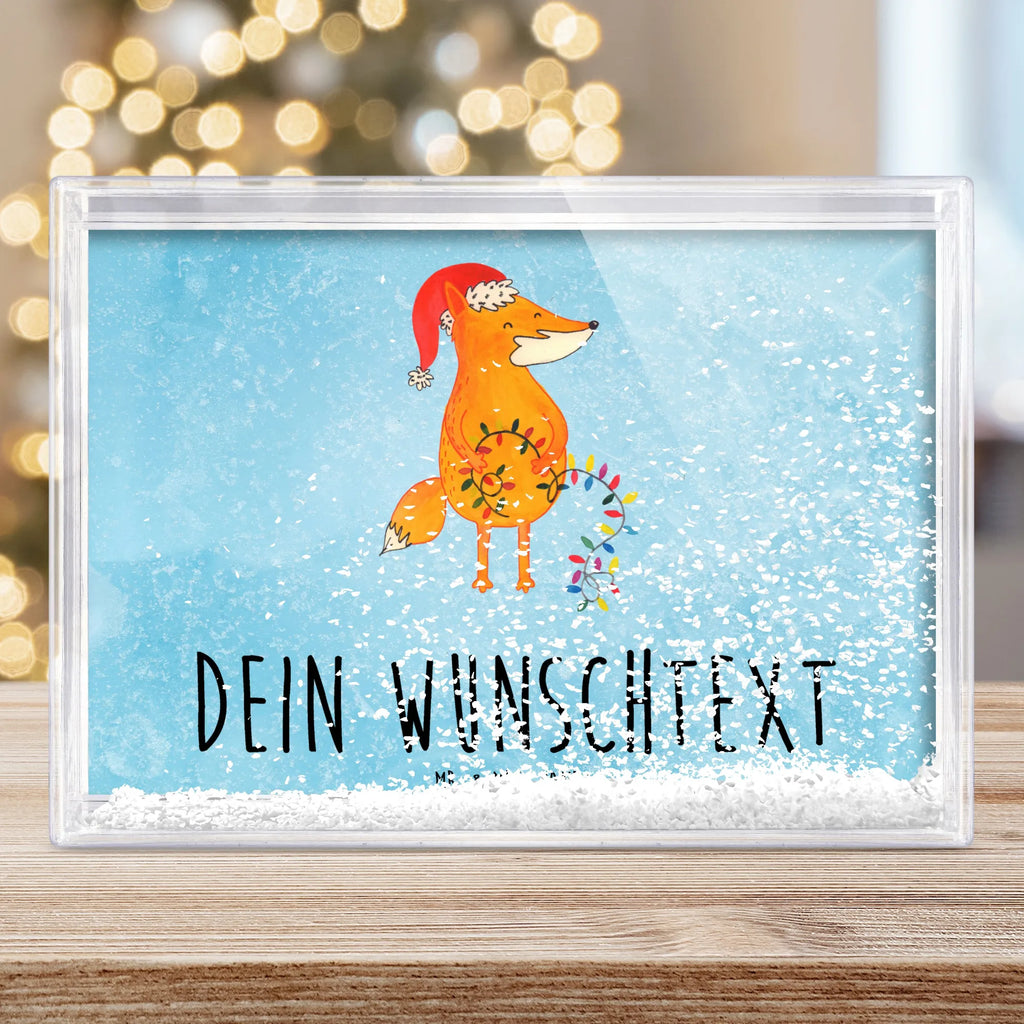 Personalisierter Schüttelrahmen Fuchs Weihnachten Winter, Weihnachten, Weihnachtsdeko, Nikolaus, Advent, Heiligabend, Wintermotiv, Fuchs, Füchse, Spruch schön, Geschenk Weihnachten, Weihnachtsmann, Weihnachtszeit