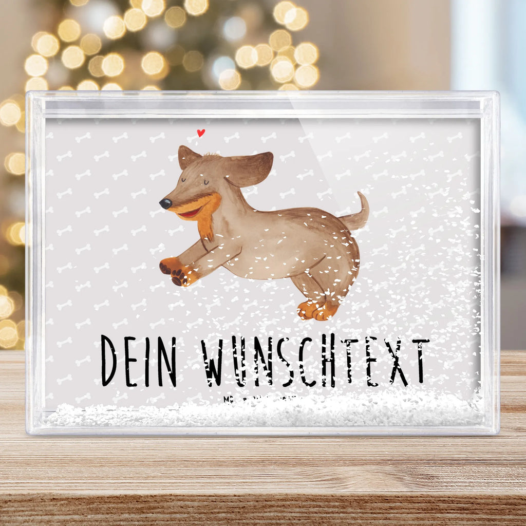 Personalisierter Schüttelrahmen Hund Dackel Hund, Hundemotiv, Haustier, Hunderasse, Tierliebhaber, Hundebesitzer, Sprüche, Hunde, Dackel, Dachshund, happy dog