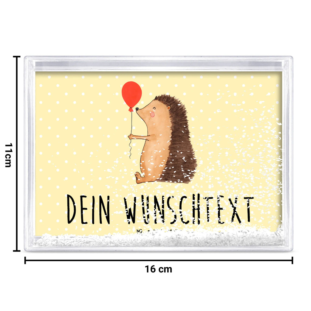 Personalisierter Schüttelrahmen Igel Luftballon Tiermotive, Gute Laune, lustige Sprüche, Tiere, Igel, Geburtstag, Herzlichen Glückwunsch, Glückwunsch, Geburtstagskind, Ballon, Happy Birthday