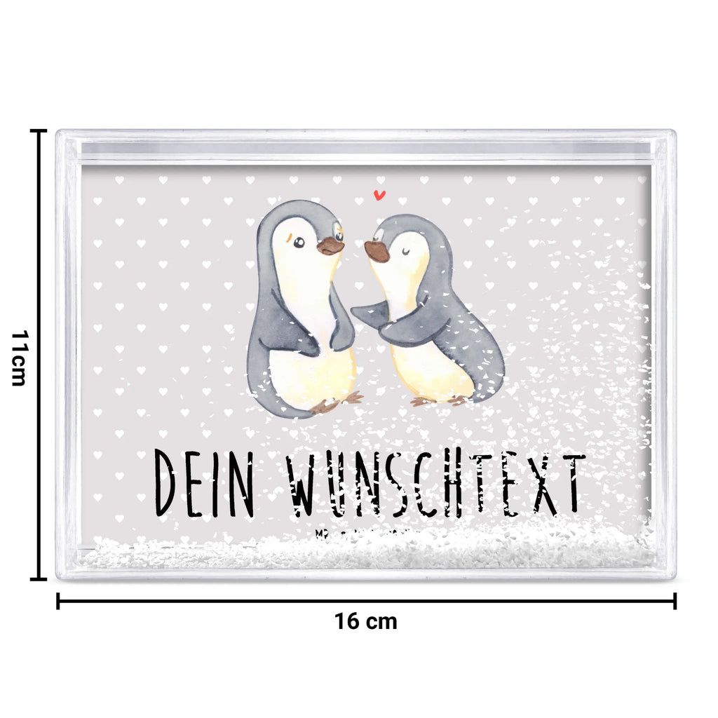 Personalisierter Schüttelrahmen Pinguine trösten Liebe, Partner, Freund, Freundin, Ehemann, Ehefrau, Heiraten, Verlobung, Heiratsantrag, Liebesgeschenk, Jahrestag, Hocheitstag, Valentinstag, Geschenk für Frauen, Hochzeitstag, Mitbringsel, Geschenk für Freundin, Geschenk für Partner, Liebesbeweis, für Männer, für Ehemann