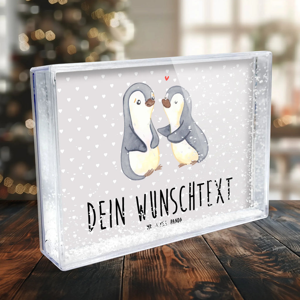 Personalisierter Schüttelrahmen Pinguine trösten Liebe, Partner, Freund, Freundin, Ehemann, Ehefrau, Heiraten, Verlobung, Heiratsantrag, Liebesgeschenk, Jahrestag, Hocheitstag, Valentinstag, Geschenk für Frauen, Hochzeitstag, Mitbringsel, Geschenk für Freundin, Geschenk für Partner, Liebesbeweis, für Männer, für Ehemann