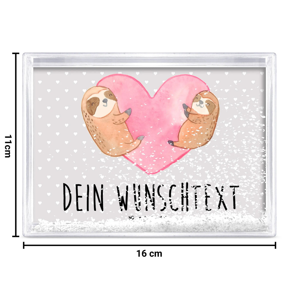 Personalisierter Schüttelrahmen Faultiere Herz Liebe, Partner, Freund, Freundin, Ehemann, Ehefrau, Heiraten, Verlobung, Heiratsantrag, Liebesgeschenk, Jahrestag, Hocheitstag, Valentinstag, Geschenk für Frauen, Hochzeitstag, Mitbringsel, Geschenk für Freundin, Geschenk für Partner, Liebesbeweis, für Männer, für Ehemann