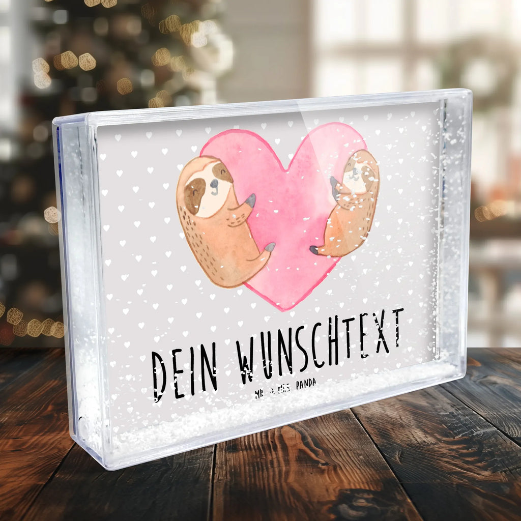 Personalisierter Schüttelrahmen Faultiere Herz Liebe, Partner, Freund, Freundin, Ehemann, Ehefrau, Heiraten, Verlobung, Heiratsantrag, Liebesgeschenk, Jahrestag, Hocheitstag, Valentinstag, Geschenk für Frauen, Hochzeitstag, Mitbringsel, Geschenk für Freundin, Geschenk für Partner, Liebesbeweis, für Männer, für Ehemann