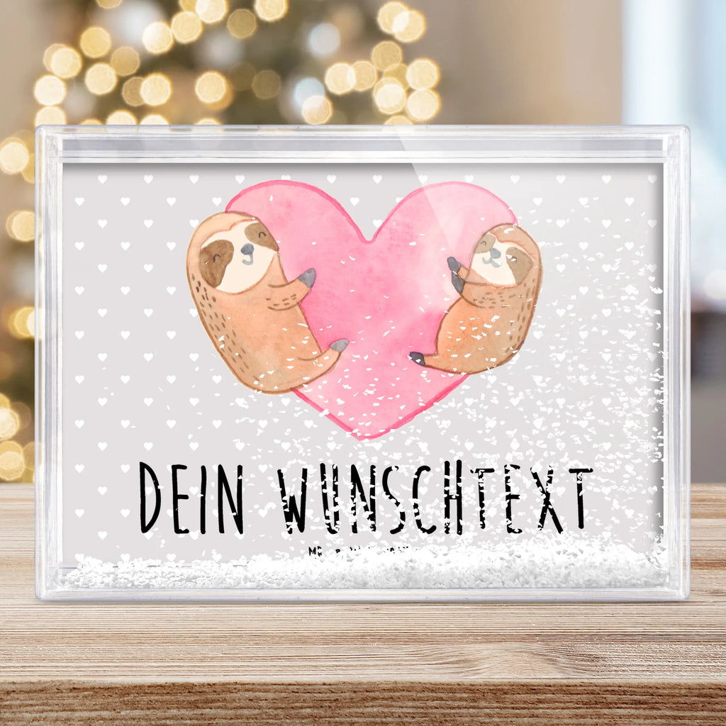 Personalisierter Schüttelrahmen Faultiere Herz Liebe, Partner, Freund, Freundin, Ehemann, Ehefrau, Heiraten, Verlobung, Heiratsantrag, Liebesgeschenk, Jahrestag, Hocheitstag, Valentinstag, Geschenk für Frauen, Hochzeitstag, Mitbringsel, Geschenk für Freundin, Geschenk für Partner, Liebesbeweis, für Männer, für Ehemann