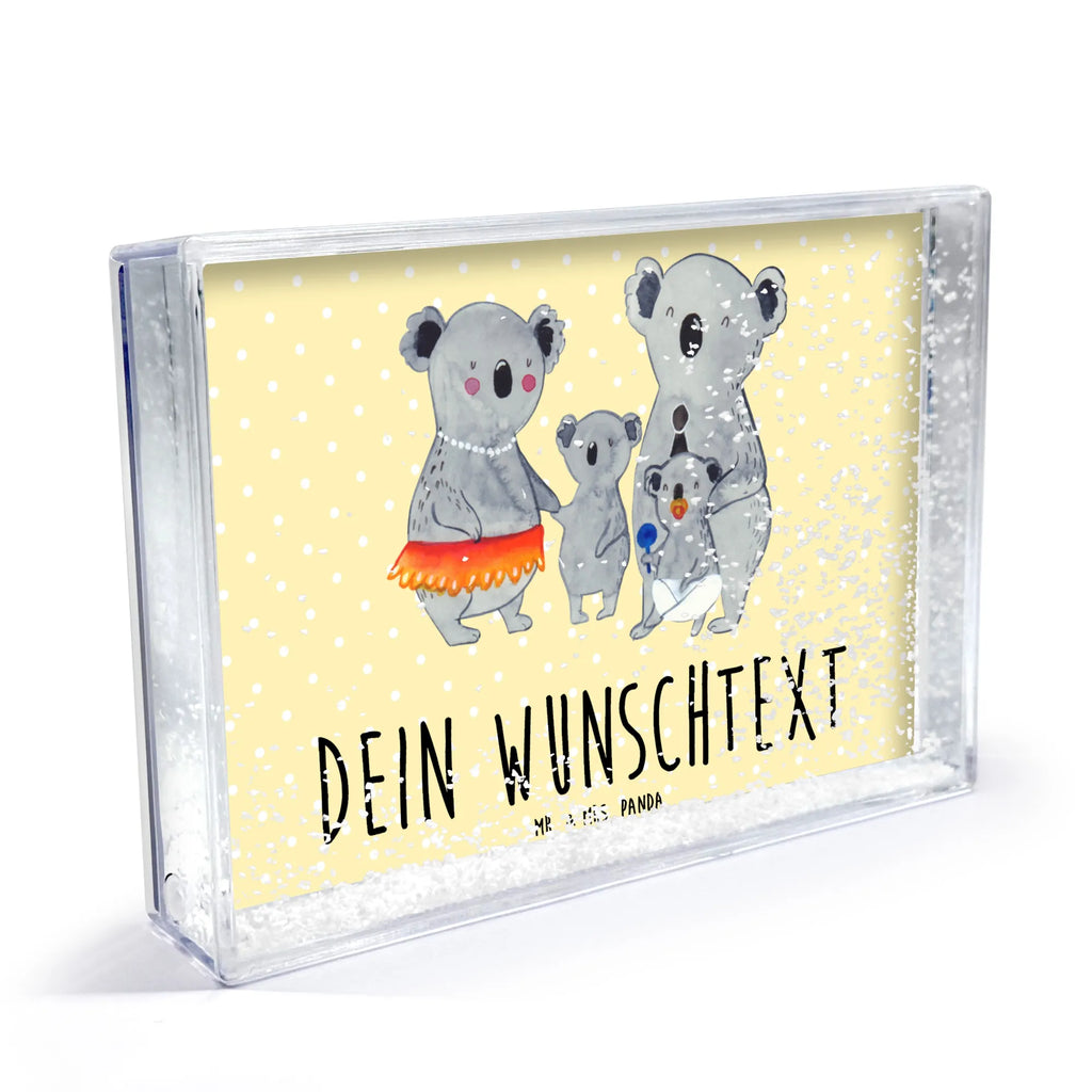 Personalisierter Schüttelrahmen Koala Familie Familie, Vatertag, Muttertag, Bruder, Schwester, Mama, Papa, Oma, Opa, Koala, Koalas, Family, Kinder, Geschwister, Familienleben