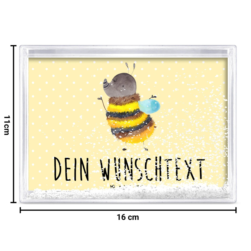 Personalisierter Schüttelrahmen Hummel flauschig Tiermotive, Gute Laune, lustige Sprüche, Tiere, Hummel, Flauschig, Biene, Blume, Natur