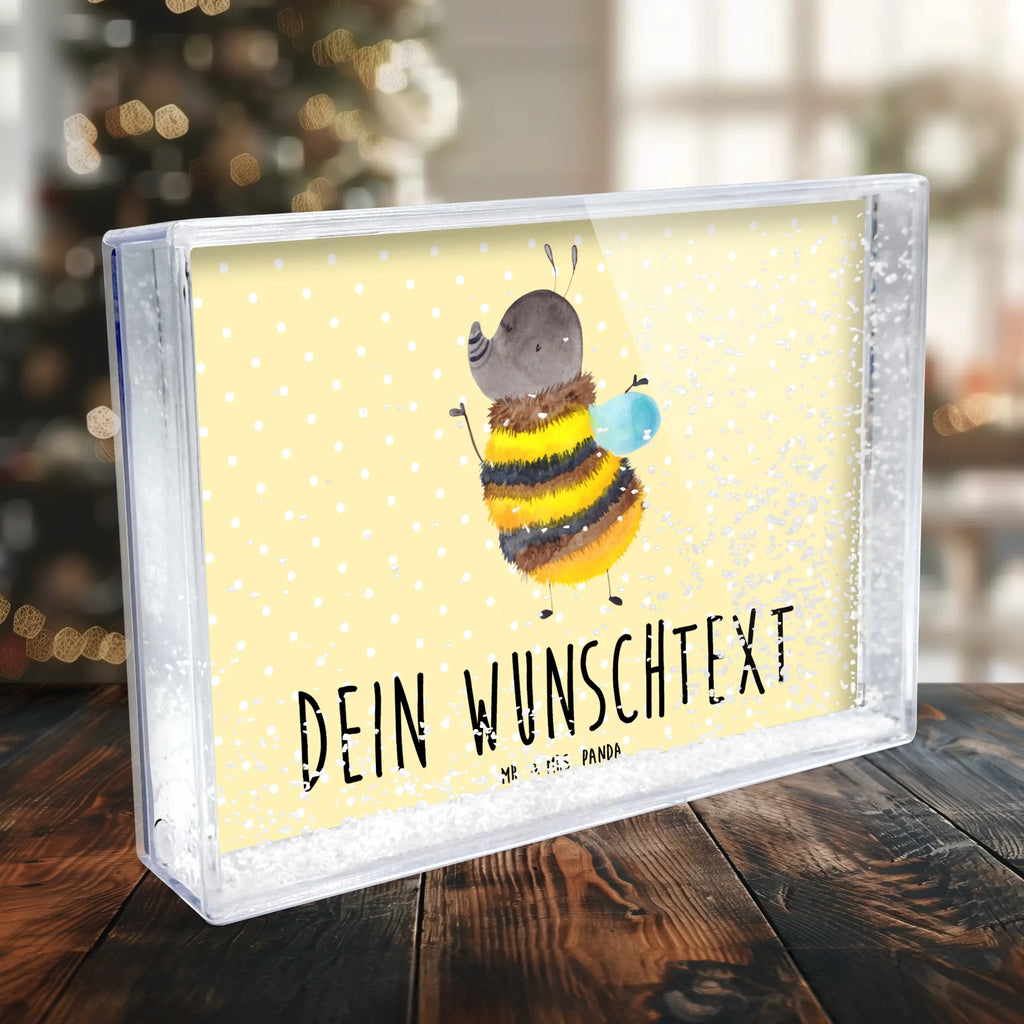 Personalisierter Schüttelrahmen Hummel flauschig Tiermotive, Gute Laune, lustige Sprüche, Tiere, Hummel, Flauschig, Biene, Blume, Natur