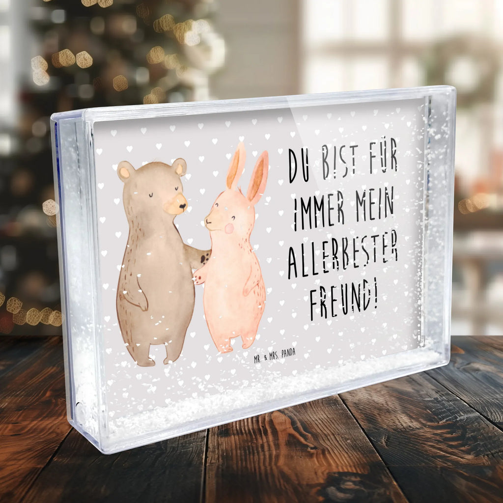 Schüttelrahmen Bär und Hase Umarmen Liebe, Partner, Freund, Freundin, Ehemann, Ehefrau, Heiraten, Verlobung, Heiratsantrag, Liebesgeschenk, Jahrestag, Hocheitstag, Freunde, bester Freund, Hase, Bär, Bärchen, best friends