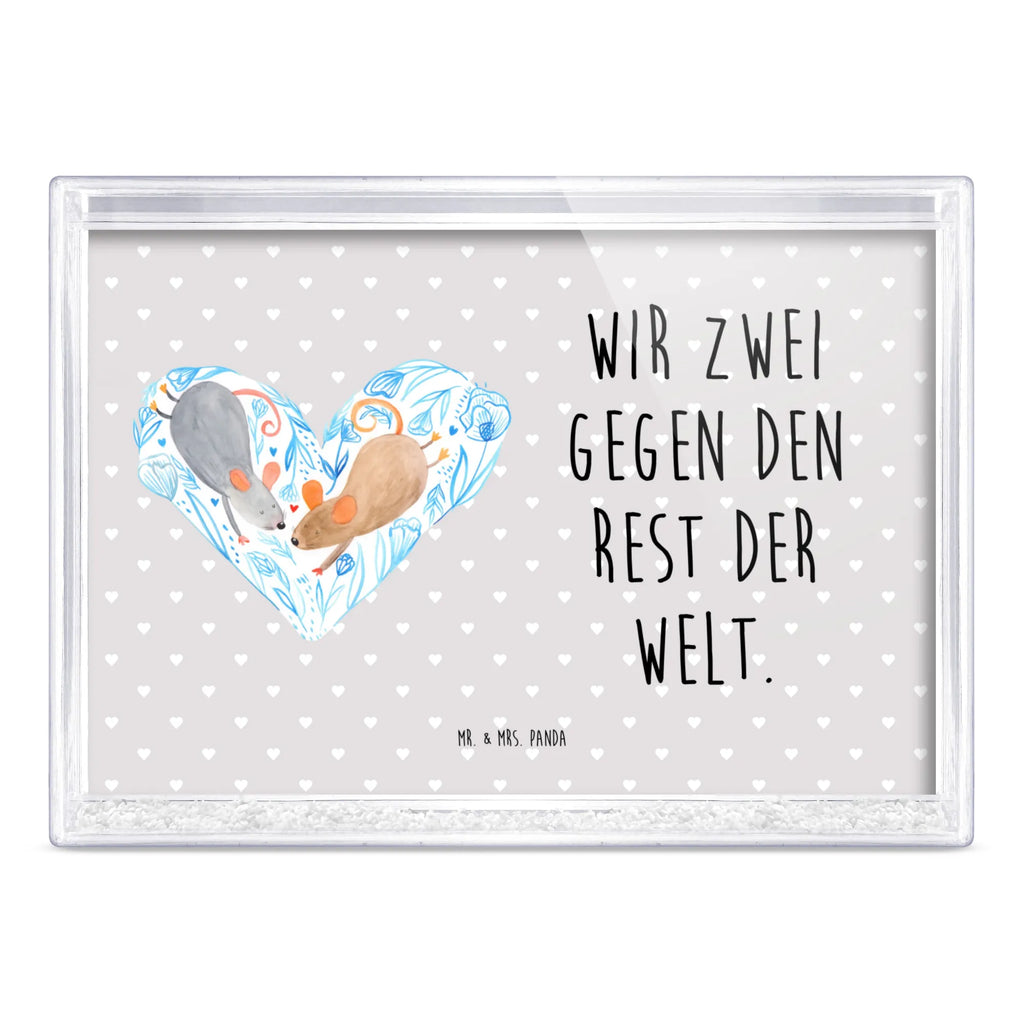 Schüttelrahmen Mäuse Herz Liebe, Partner, Freund, Freundin, Ehemann, Ehefrau, Heiraten, Verlobung, Heiratsantrag, Liebesgeschenk, Jahrestag, Hocheitstag, Maus, Mäuse, Liebesbotschaft, Liebesbeweis, Hochzeit, Lieblingsmensch, Gemeinsamkeit, Love, Geschenk für zwei