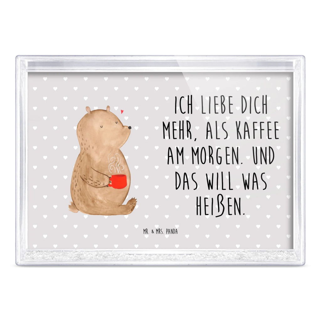 Schüttelrahmen Bär Morgenkaffee Liebe, Partner, Freund, Freundin, Ehemann, Ehefrau, Heiraten, Verlobung, Heiratsantrag, Liebesgeschenk, Jahrestag, Hocheitstag, Valentinstag, Geschenk für Frauen, Hochzeitstag, Mitbringsel, Geschenk für Freundin, Geschenk für Partner, Liebesbeweis, für Männer, für Ehemann