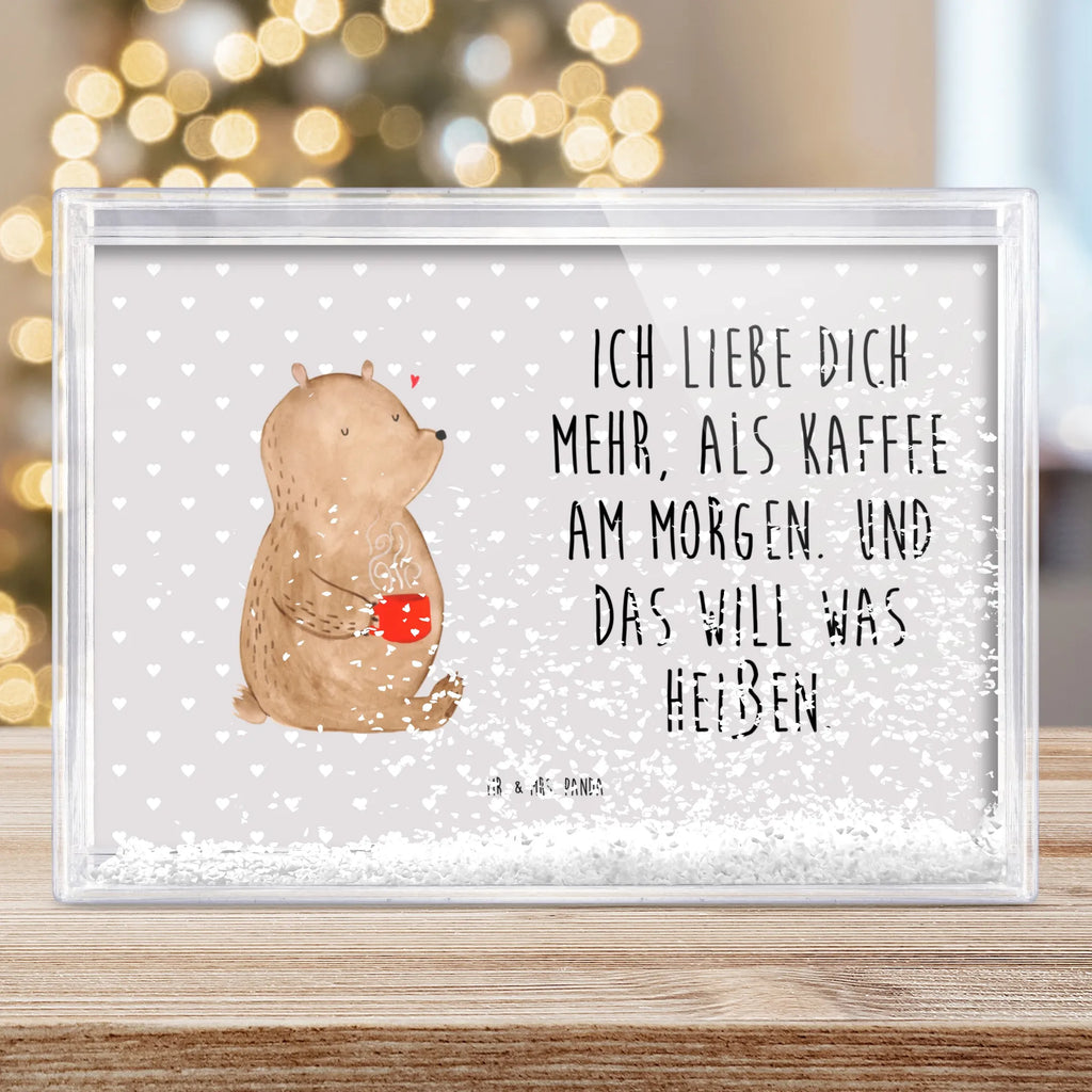 Schüttelrahmen Bär Morgenkaffee Liebe, Partner, Freund, Freundin, Ehemann, Ehefrau, Heiraten, Verlobung, Heiratsantrag, Liebesgeschenk, Jahrestag, Hocheitstag, Valentinstag, Geschenk für Frauen, Hochzeitstag, Mitbringsel, Geschenk für Freundin, Geschenk für Partner, Liebesbeweis, für Männer, für Ehemann