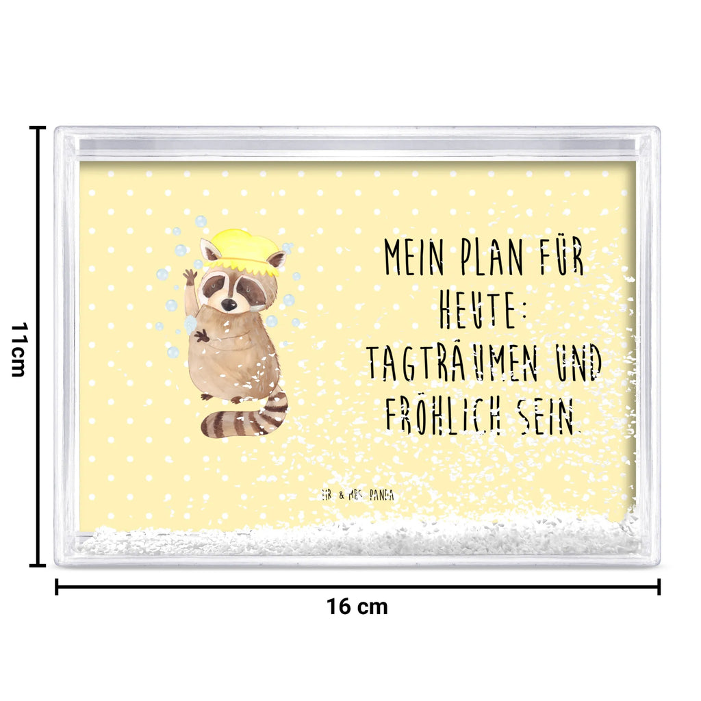 Schüttelrahmen Waschbär Tiermotive, Gute Laune, lustige Sprüche, Tiere, Waschbär, Tagträumen, Plan, Fröhlich, waschen, Seifenblasen