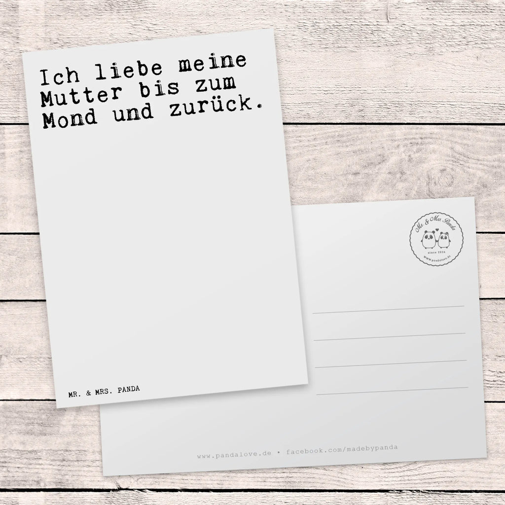 Postkarte Sprüche und Zitate Ich liebe meine Mutter bis zum Mond und zurück. Postkarte, Karte, Geschenkkarte, Grußkarte, Einladung, Ansichtskarte, Geburtstagskarte, Einladungskarte, Dankeskarte, Ansichtskarten, Einladung Geburtstag, Einladungskarten Geburtstag, Spruch, Sprüche, lustige Sprüche, Weisheiten, Zitate, Spruch Geschenke, Spruch Sprüche Weisheiten Zitate Lustig Weisheit Worte