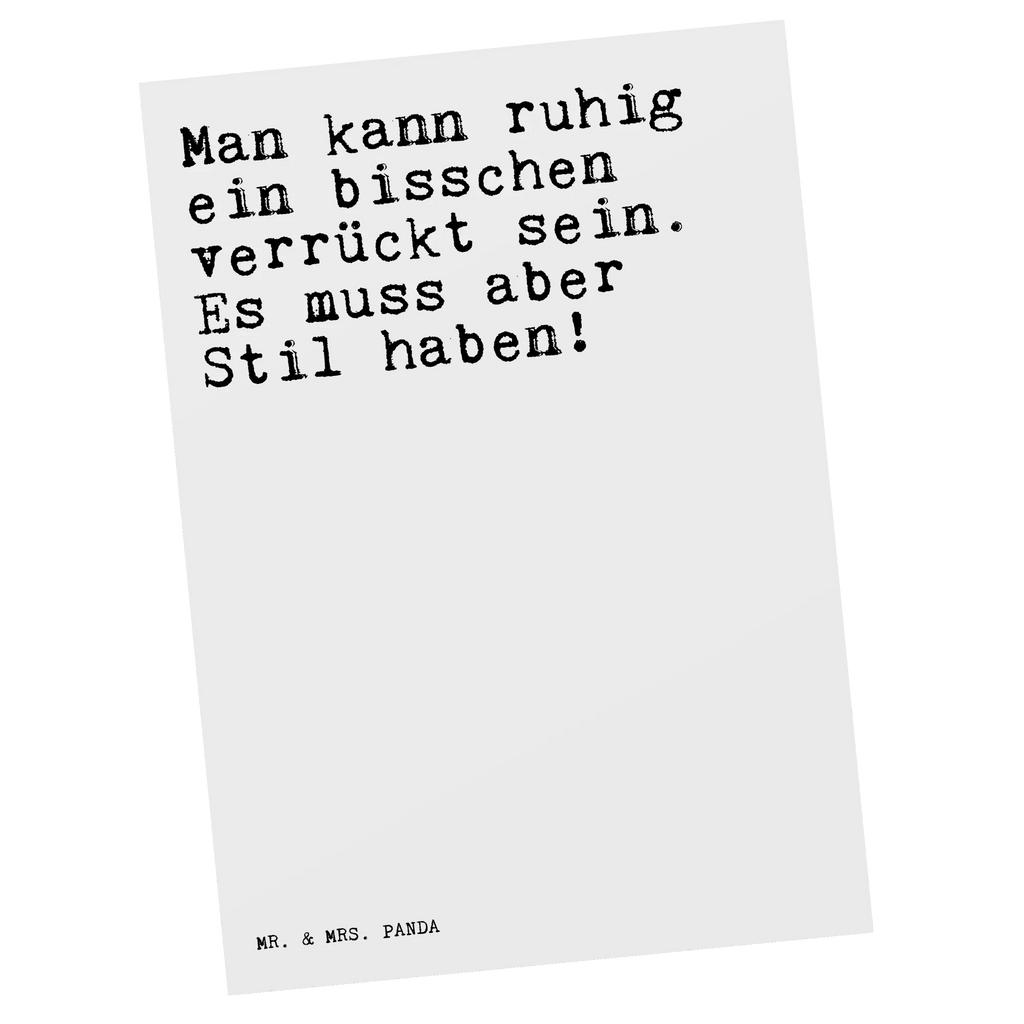 Postkarte Man kann ruhig ein... Postkarte, Karte, Geschenkkarte, Grußkarte, Einladung, Ansichtskarte, Geburtstagskarte, Einladungskarte, Dankeskarte, Ansichtskarten, Einladung Geburtstag, Einladungskarten Geburtstag, Spruch, Sprüche, lustige Sprüche, Weisheiten, Zitate, Spruch Geschenke, Spruch Sprüche Weisheiten Zitate Lustig Weisheit Worte