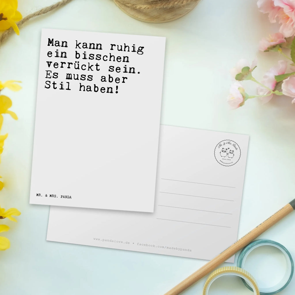 Postkarte Man kann ruhig ein... Postkarte, Karte, Geschenkkarte, Grußkarte, Einladung, Ansichtskarte, Geburtstagskarte, Einladungskarte, Dankeskarte, Ansichtskarten, Einladung Geburtstag, Einladungskarten Geburtstag, Spruch, Sprüche, lustige Sprüche, Weisheiten, Zitate, Spruch Geschenke, Spruch Sprüche Weisheiten Zitate Lustig Weisheit Worte