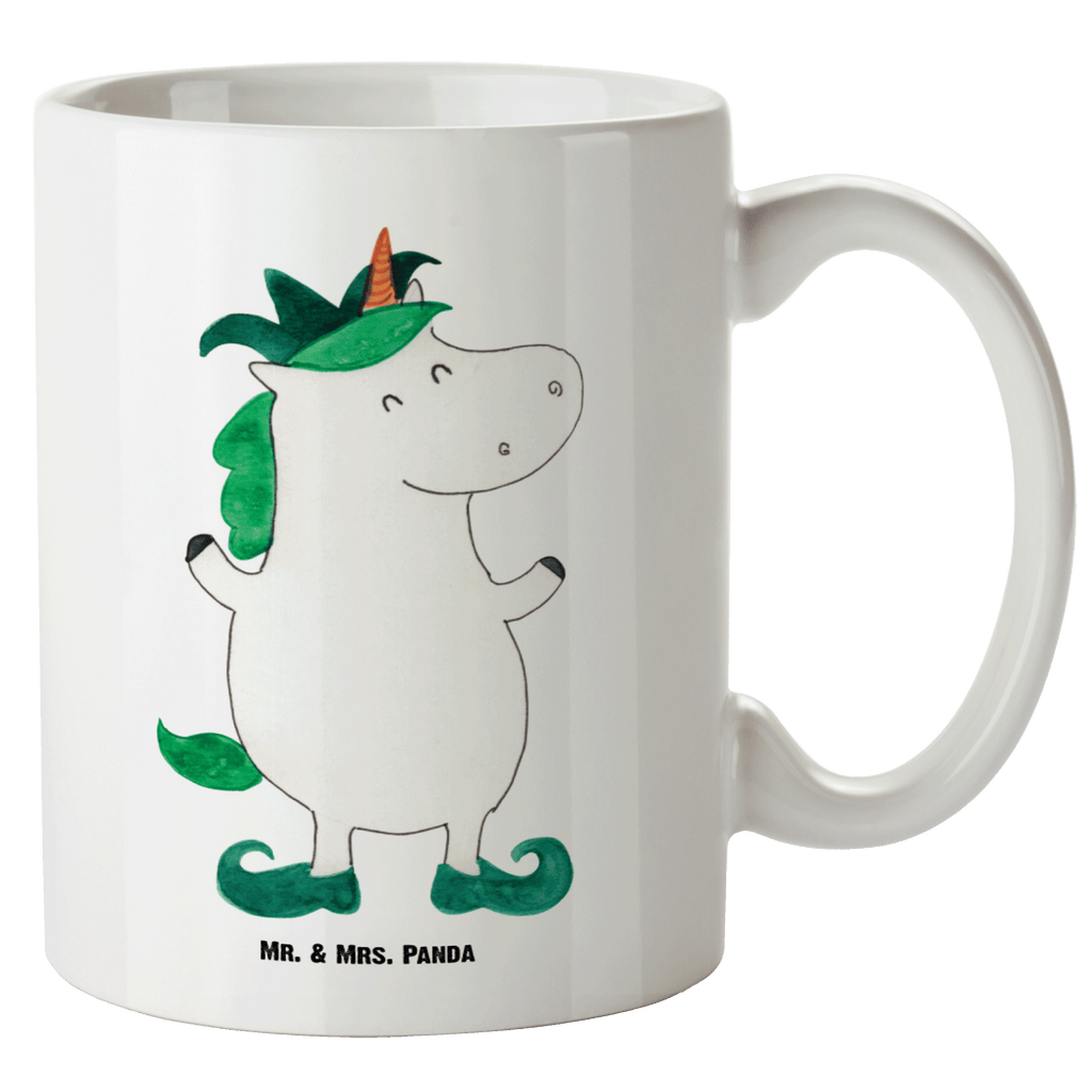 XL Tasse Einhorn Joker XL Tasse, Große Tasse, Grosse Kaffeetasse, XL Becher, XL Teetasse, spülmaschinenfest, Jumbo Tasse, Groß, Einhorn, Einhörner, Einhorn Deko, Pegasus, Unicorn, Hofnarr, Kasper, Gaukler, Mittelalter