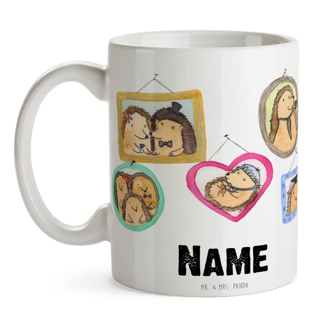 Personalisierte Tasse Igel Familie Personalisierte Tasse, Namenstasse, Wunschname, Personalisiert, Tasse, Namen, Drucken, Tasse mit Namen, Familie, Vatertag, Muttertag, Bruder, Schwester, Mama, Papa, Oma, Opa, Liebe, Igel, Bilder, Zusammenhalt, Glück