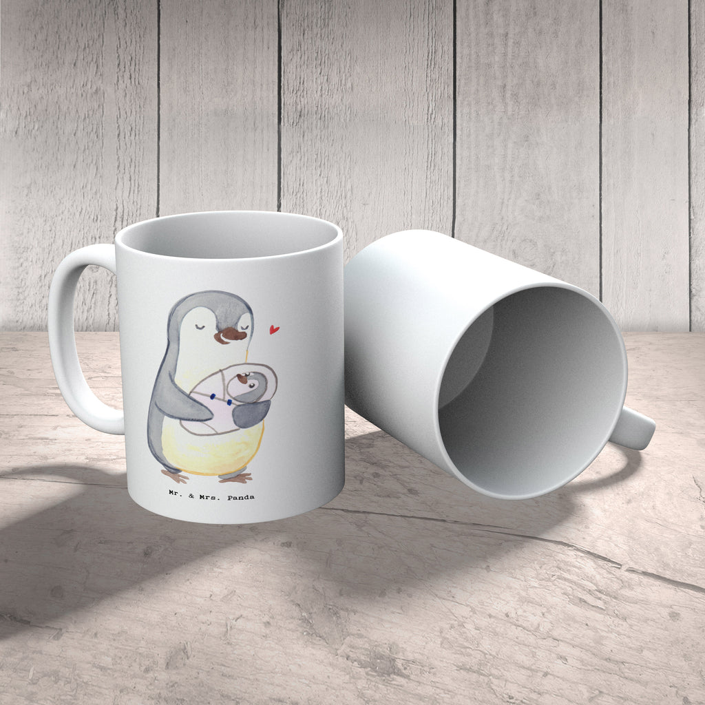 Tasse Krippenerzieher mit Herz Tasse, Kaffeetasse, Teetasse, Becher, Kaffeebecher, Teebecher, Keramiktasse, Porzellantasse, Büro Tasse, Geschenk Tasse, Tasse Sprüche, Tasse Motive, Beruf, Ausbildung, Jubiläum, Abschied, Rente, Kollege, Kollegin, Geschenk, Schenken, Arbeitskollege, Mitarbeiter, Firma, Danke, Dankeschön, Krippenerzieher, Kindertagesstätte, KITA, Eröffnung, Erzieher, Pädagoge